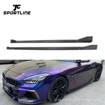 Carbon Fiber Side Body Skirts for BMW Z4 G29 M40i M Tech Convertible 2019-2021